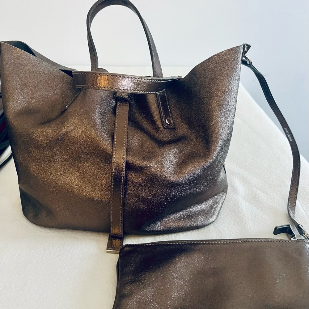 Tiffany & Co. Shimmering Silver Tote Bag